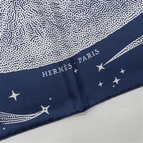 hermes moon scarf|HERMES Silk Clair De Lune Double Face Scarf 90 Black.